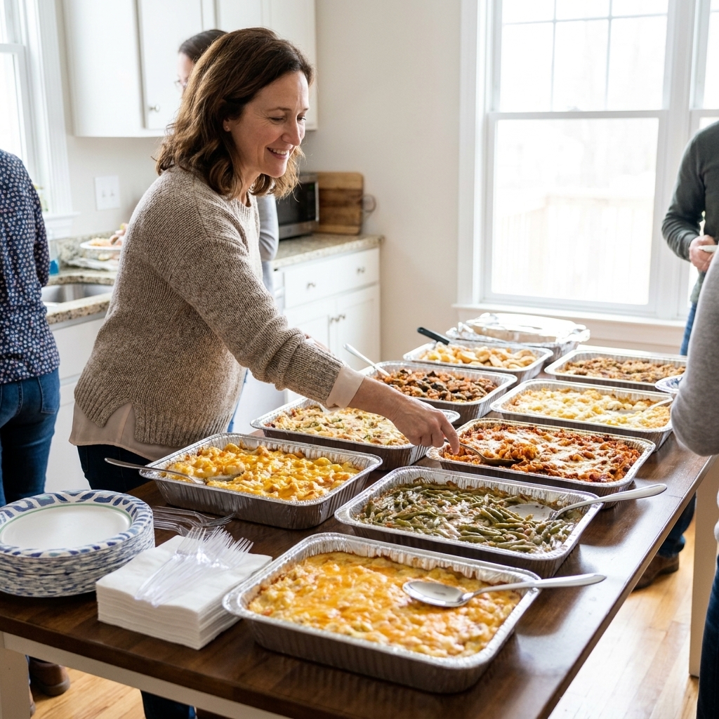 Main Dish vs. Side Dish Casseroles: Balancing a Potluck Menu